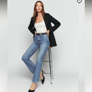 Reformation Cynthia High Rise Colorado wash Jeans